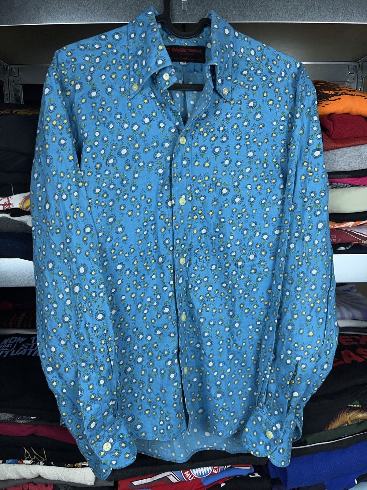 Evisu Evisu Hidehiko Yamane crazy pattern made in Japan shirt Size US L / EU 52-54 / 3 - 1 Thumbnail