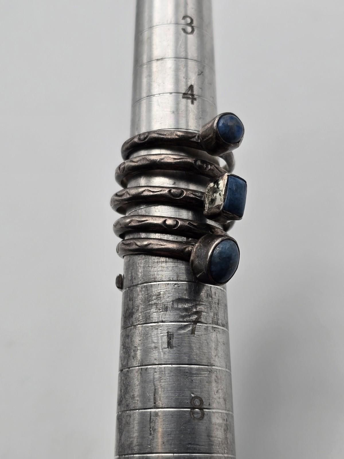 Other Native American Sterling Silver Spiral Ring Turquoise Sz 6 Size ONE SIZE - 6 Thumbnail