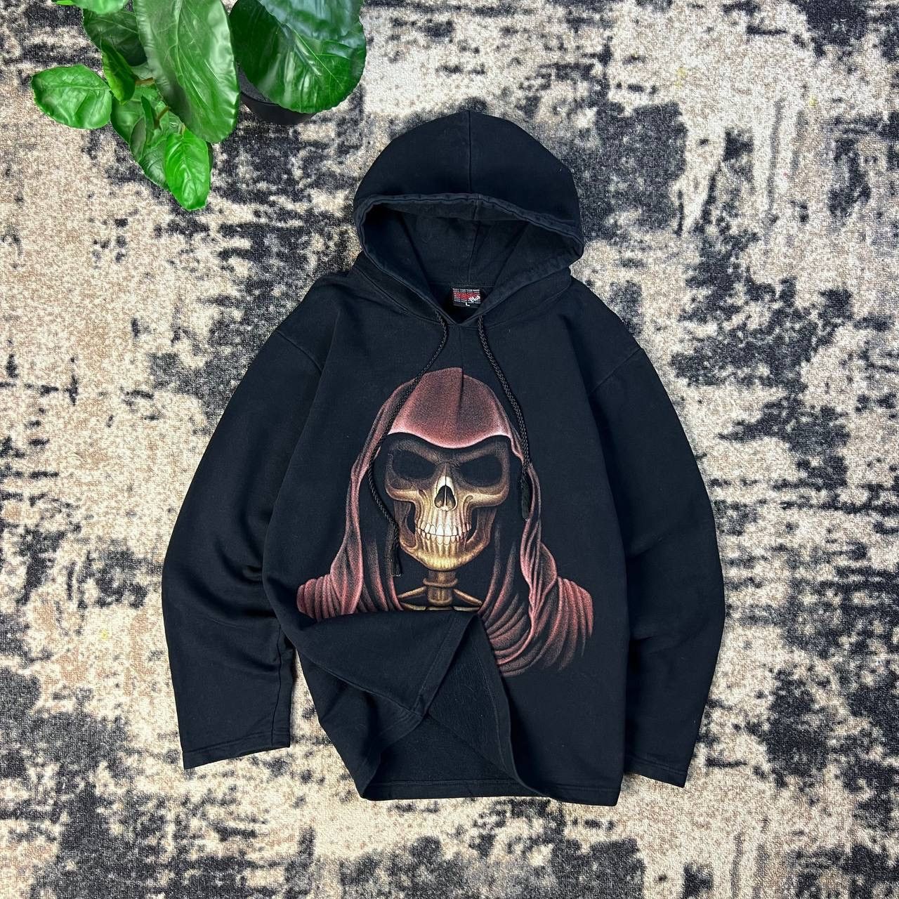 Vintage Skeleton Vintage Y2K Big Logo Two-Sides Logo Hoodie Size US L / EU 52-54 / 3 - 1 Thumbnail