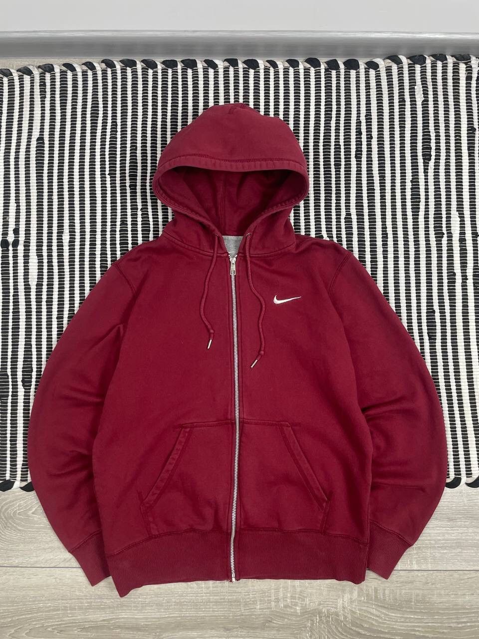 Nike Vintage Nike Swoosh Logo Zip Up Hoodie Y2K Size US M / EU 48-50 / 2 - 1 Thumbnail
