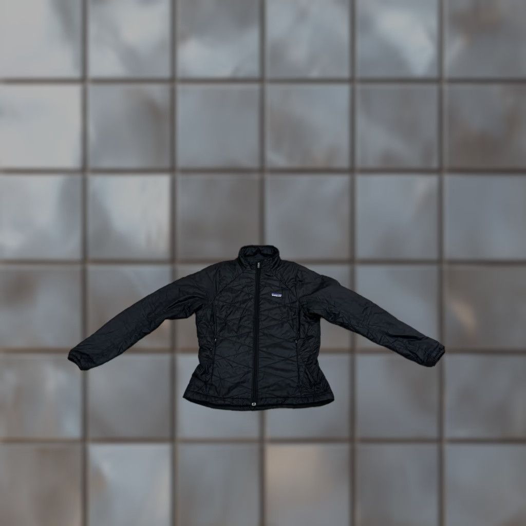 Patagonia Patagonia Women's Micro Puff Jacket Black M PrimaLoft Zip 500 DWR Short Solid Pattern Casual Winter Fall Spring Coat Size M / US 6-8 / IT 42-44 - 1 Thumbnail
