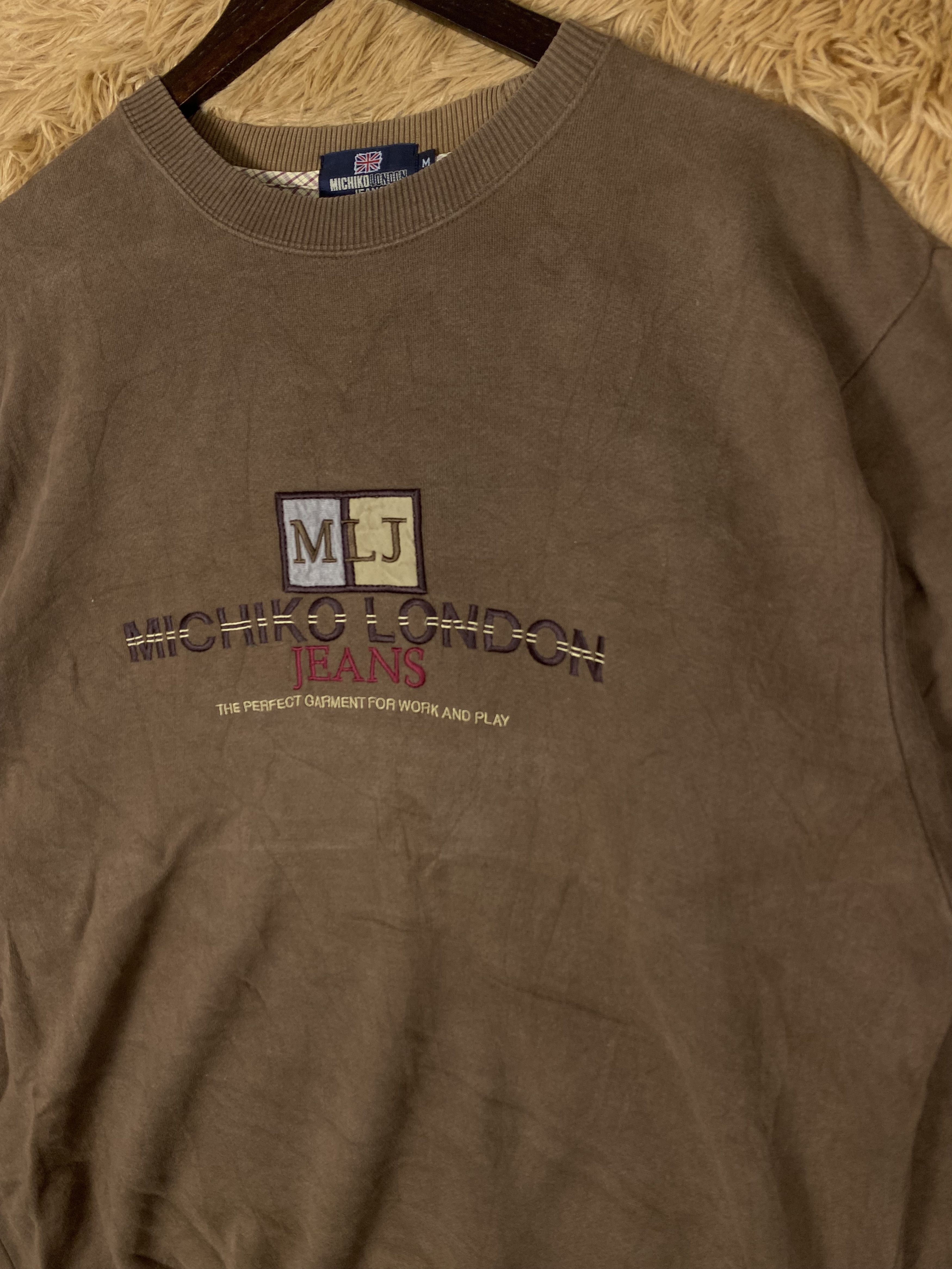 Michiko Koshino London × Vintage Vintage Michiko London Jeans Sweatshirts PS0243 Size US M / EU 48-50 / 2 - 3 Thumbnail