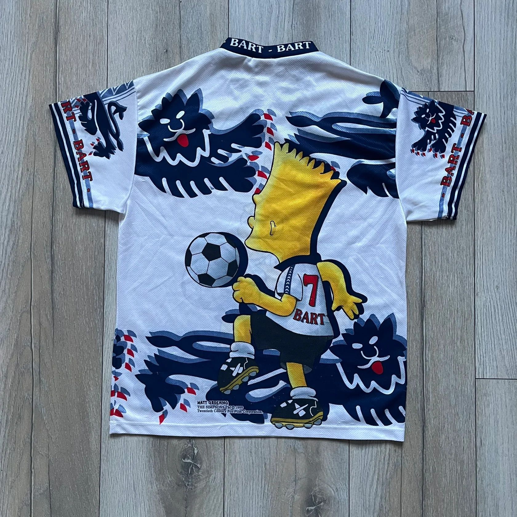 The Simpsons The Simpsons Bart World Cup England 1999 Tee Size US XS / EU 42 / 0 - 2 Thumbnail