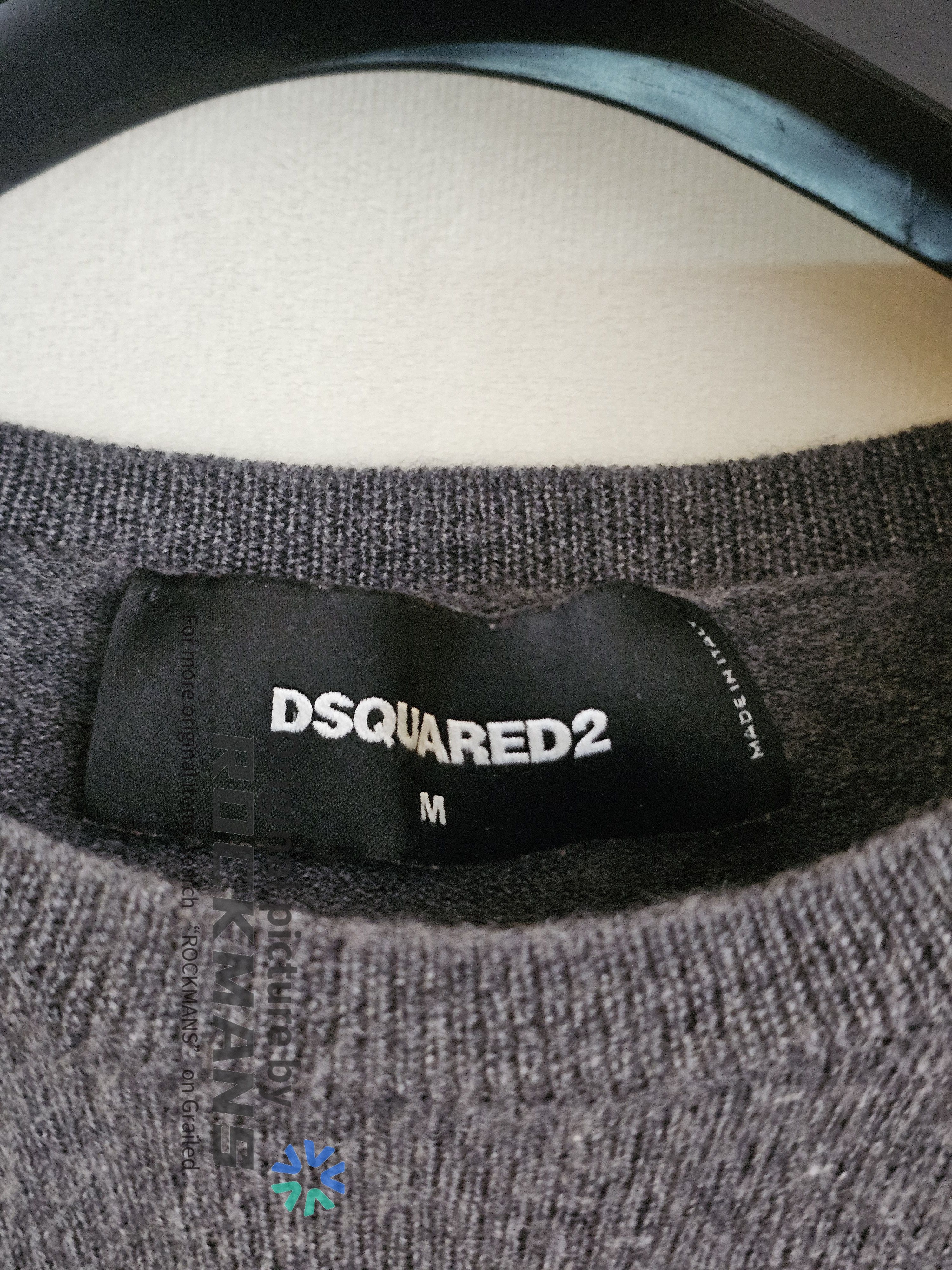 Dsquared2 DSQUARED2 Unisex Wool Sweater Size M (fits like S-M) Size US M / EU 48-50 / 2 - 2 Thumbnail