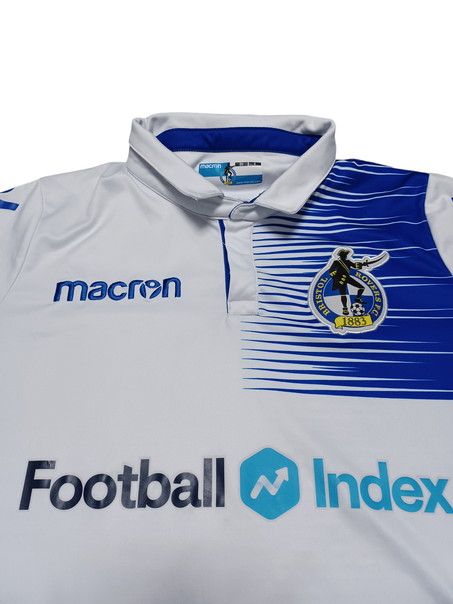 Macron BRISTOL ROVERS 2018-2019 SOCCER FOOTBALL JERSEY MACRON Size US S / EU 44-46 / 1 - 3 Thumbnail