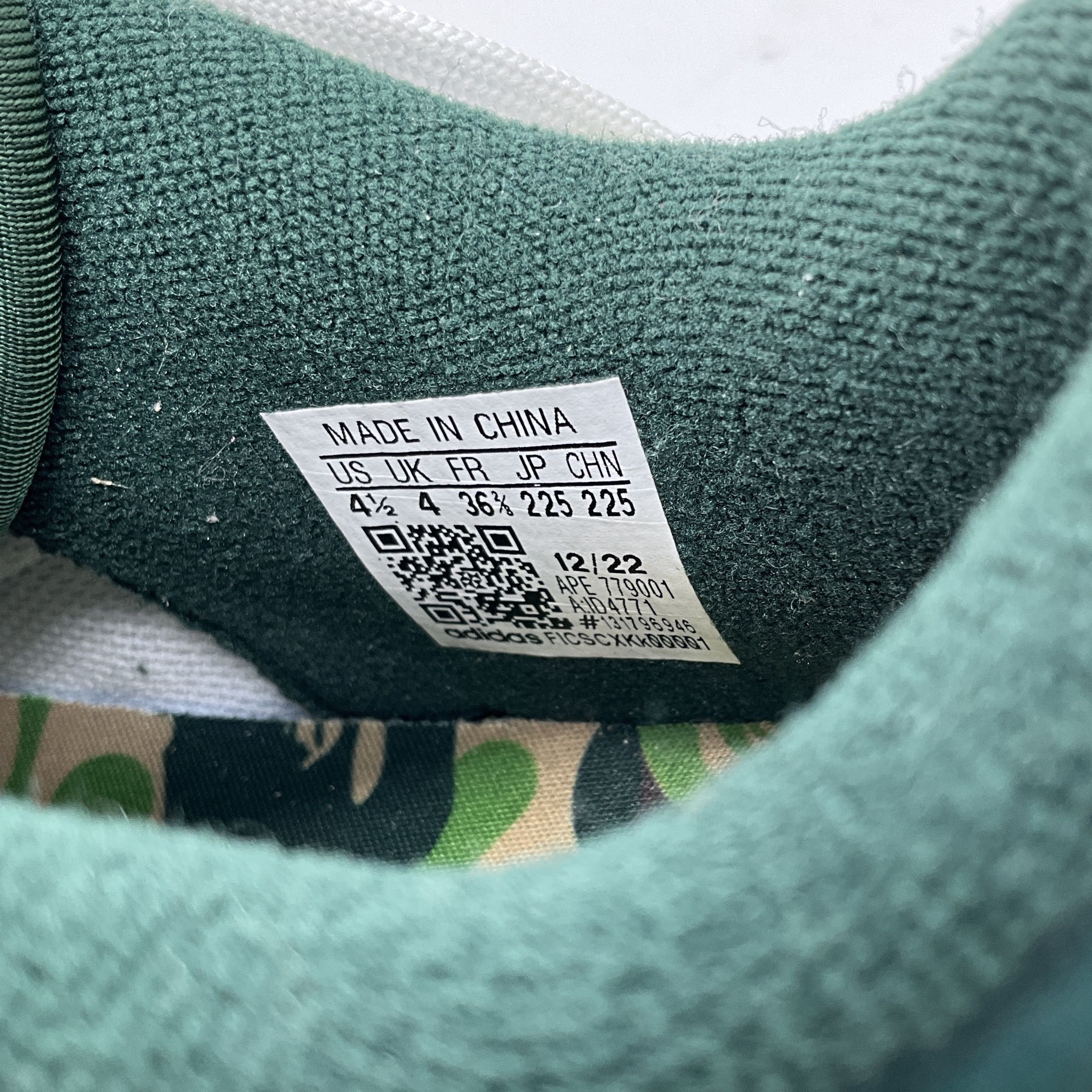 Adidas × Bape Bape x Adidas forum 84 low top sneakers Size US 4.5 / IT 34.5 - 8 Thumbnail