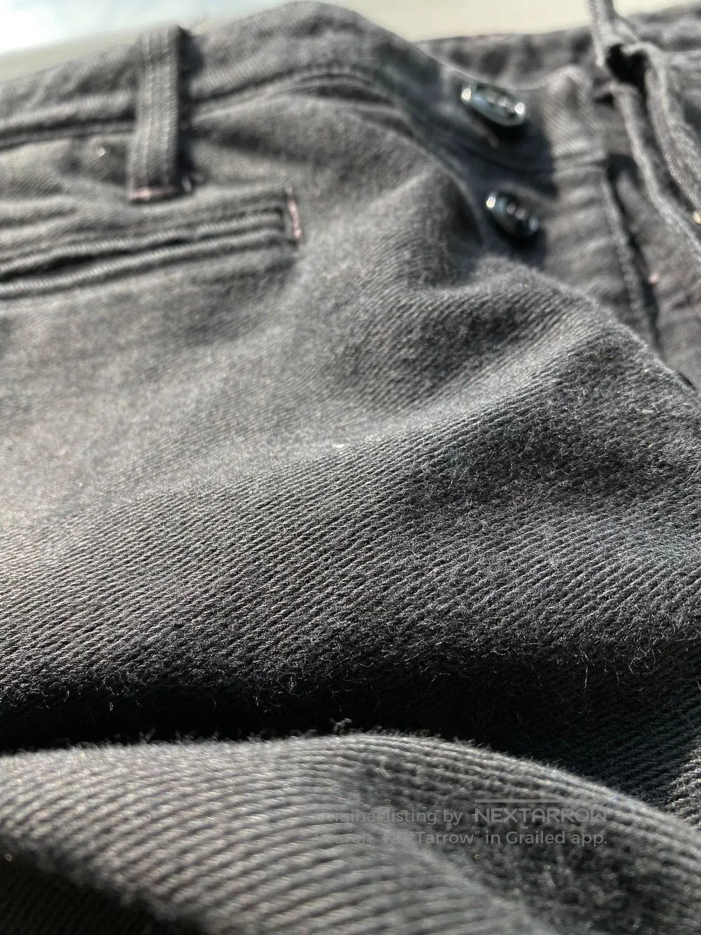 Freewheelers bootleggers dylan black pants with skull design. Size US 38 / EU 54 - 6 Thumbnail