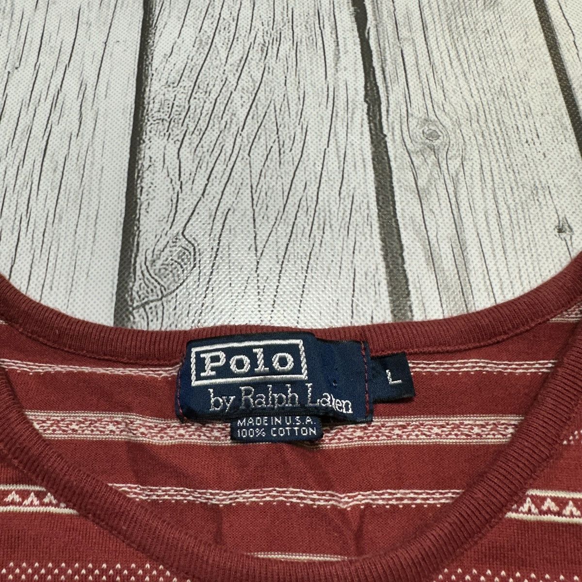 Polo Ralph Lauren × Vintage Vintage Polo tee Size US L / EU 52-54 / 3 - 4 Thumbnail