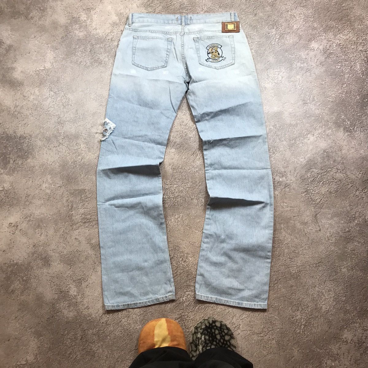 Vintage Vintage Iceberg Distressed Baggy Jeans Japanese 90s Grunge 3 Size 31" - 6 Thumbnail