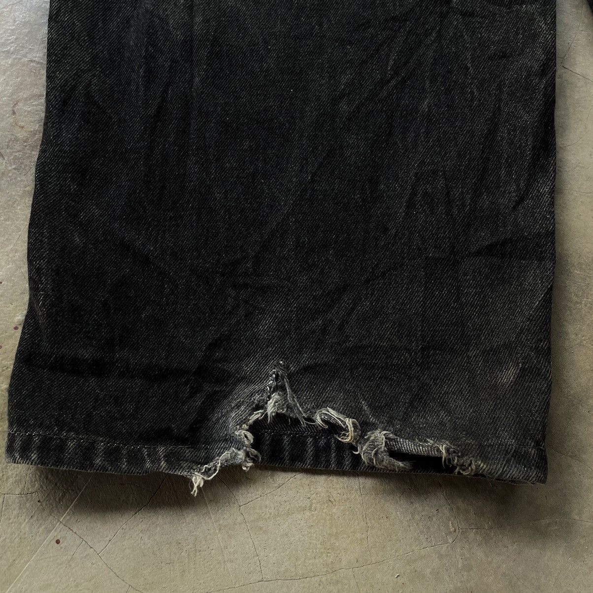 Southpole VINTAGE Y2K BAGGY SOUTHPOLE DISTRESSED HIPHOP SKATE JEANS Size US 35 - 20 Thumbnail