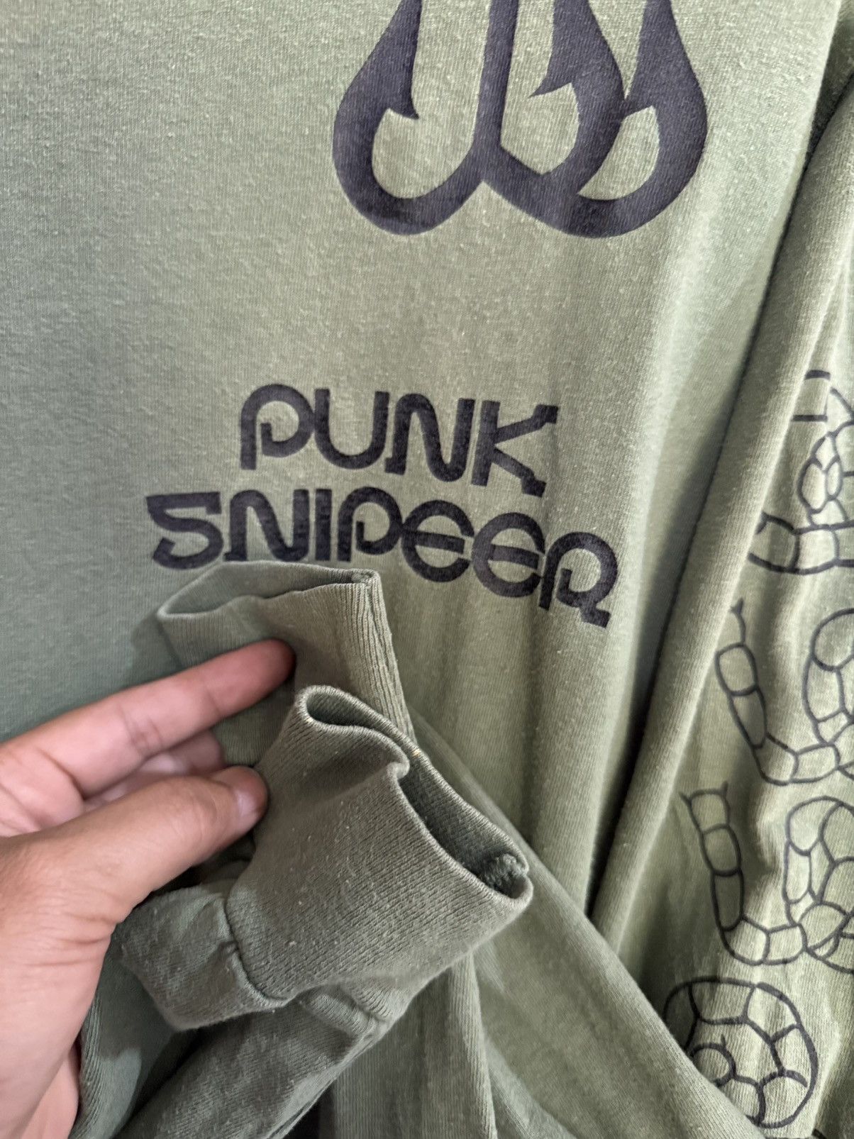 Japanese Brand × Optic Gaming × Vintage Vintage Snipeer Punk Drunkers Faded Japan Tee Size US M / EU 48-50 / 2 - 10 Thumbnail
