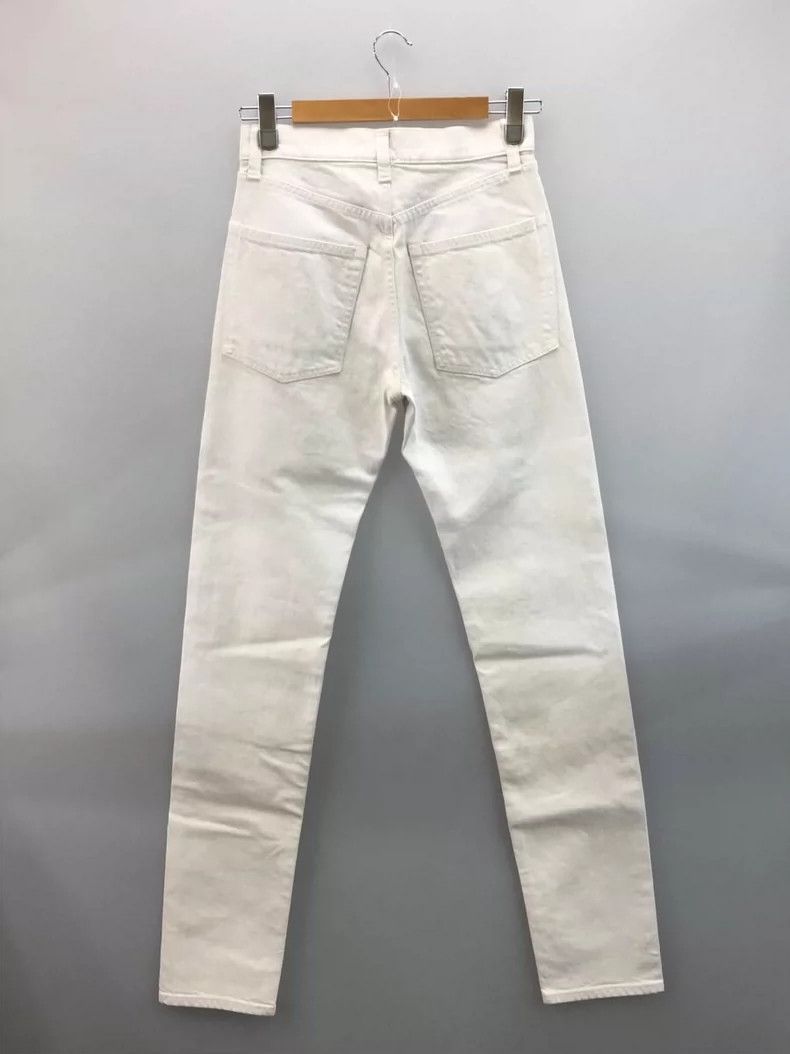 Helmut Lang HELMUT LANG White high waist straight leg pants Size US 28 / EU 44 - 2 Thumbnail