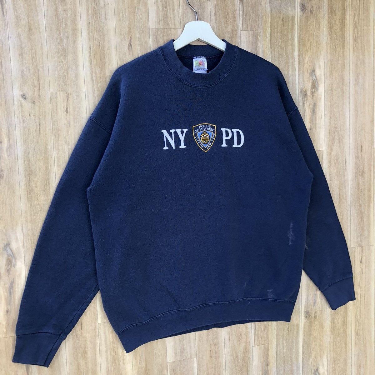 Vintage Vintage New York acity Police Department Pullover Sweatshirt Size US XL / EU 56 / 4 - 2 Thumbnail