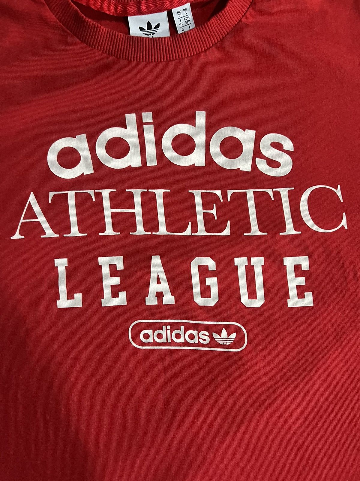 Adidas Retro Red Adidas T-Shirt Size US M / EU 48-50 / 2 - 2 Thumbnail