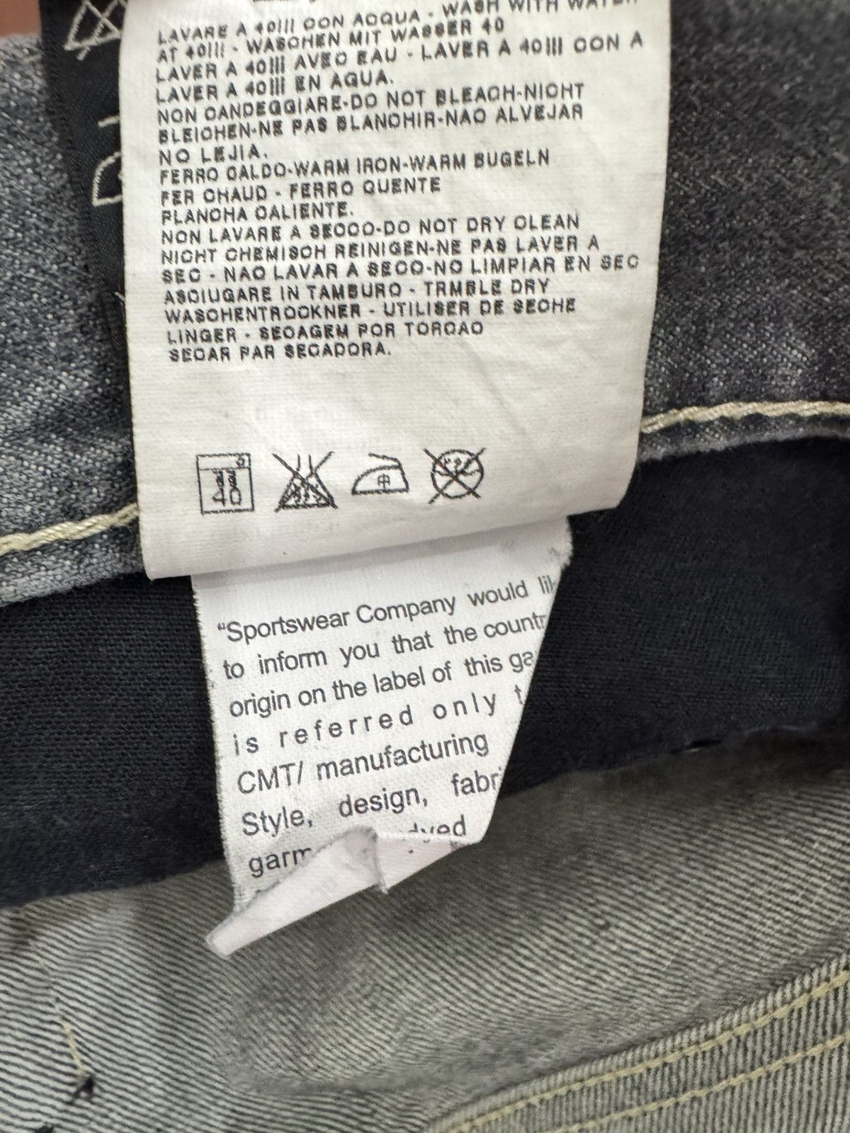 Stone Island grey Stone Island cotton straight leg jeans Size US 36 / EU 52 - 8 Thumbnail