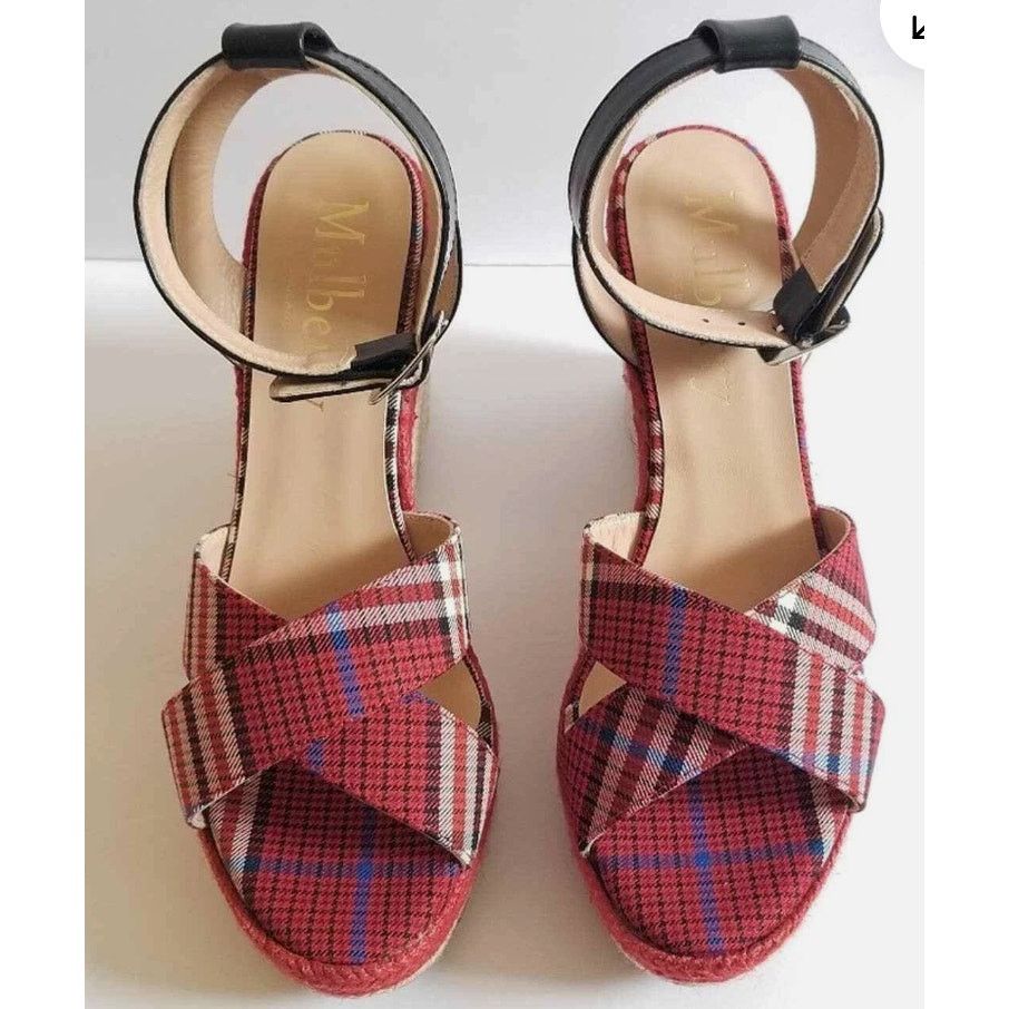 Mulberry Mulberry tartan sandals Red size 7 Size US 7 / IT 37 - 10 Thumbnail