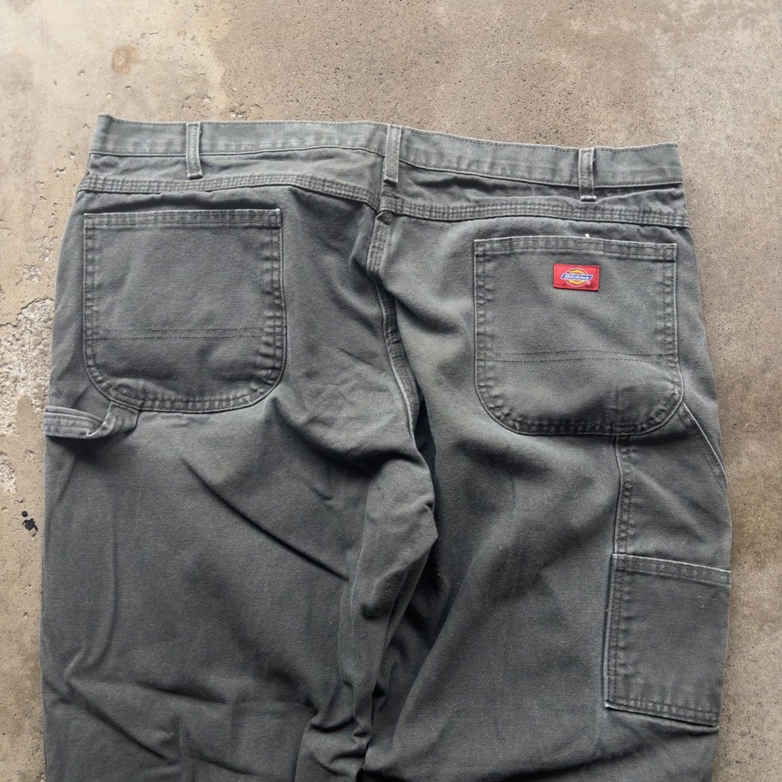 Dickies Vintage Dickies Baggy Green Canvas Carpenter Pants 42x30 Size US 42 / EU 58 - 7 Thumbnail