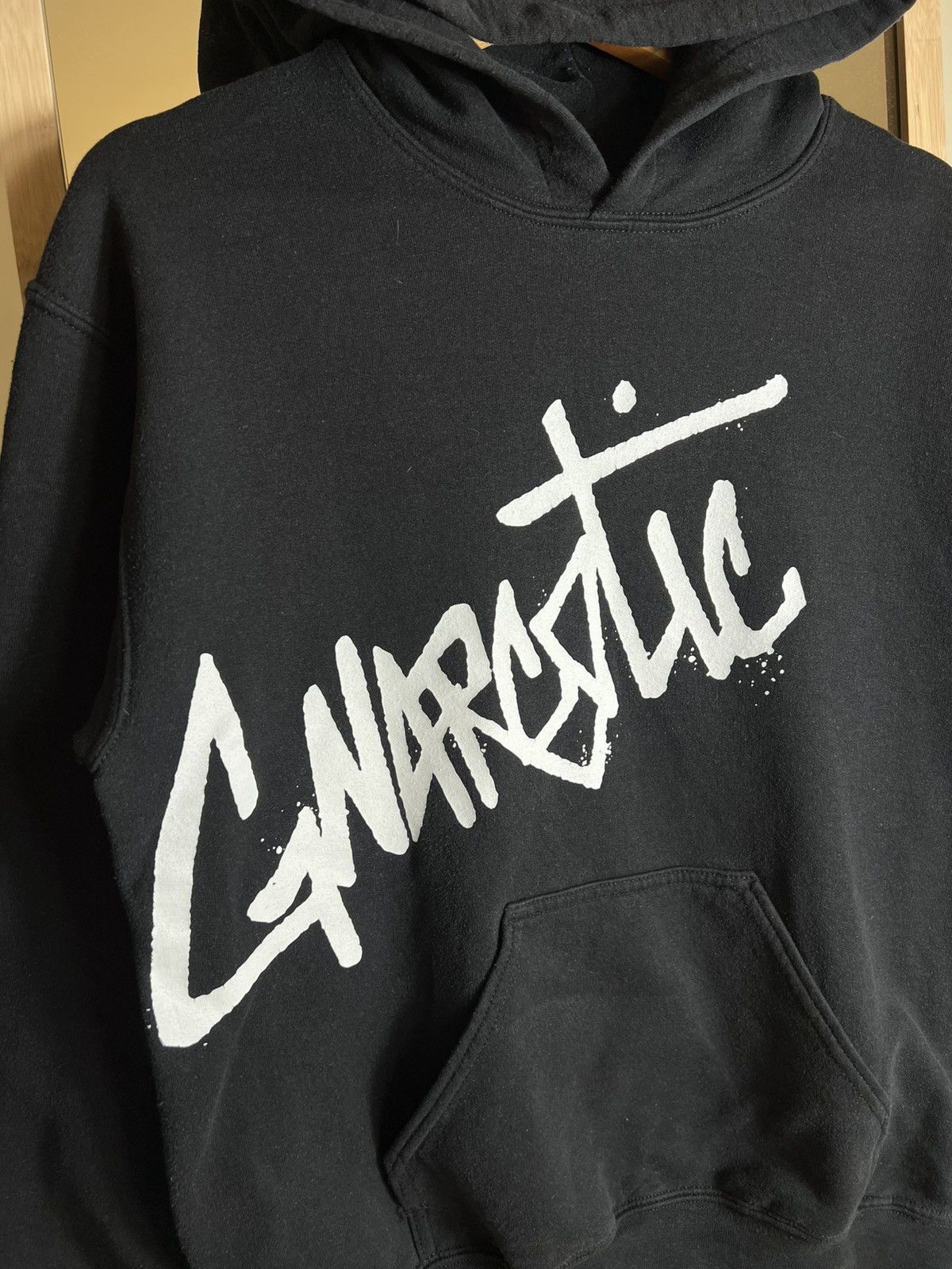 Gnarcotic Gnarcotic Lil Gnar Oversized Logo Hoodie Black Small Y2K Size US S / EU 44-46 / 1 - 3 Thumbnail