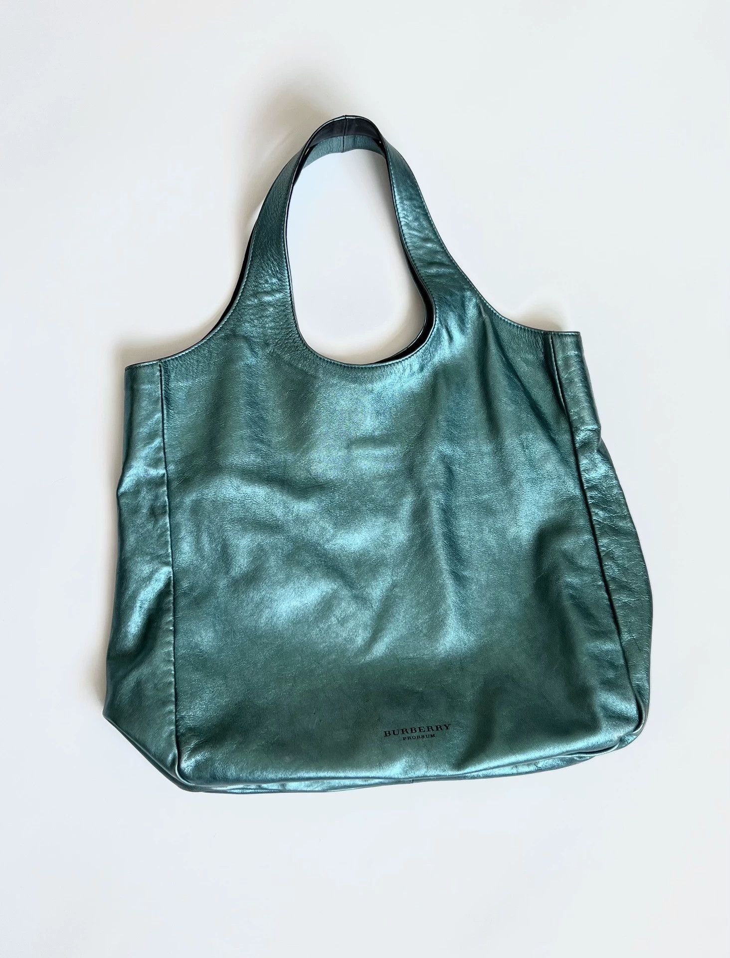 Burberry Burberry Prorsum Electric Blue Leather Tote Bag 40x40 Size ONE SIZE - 1 Thumbnail
