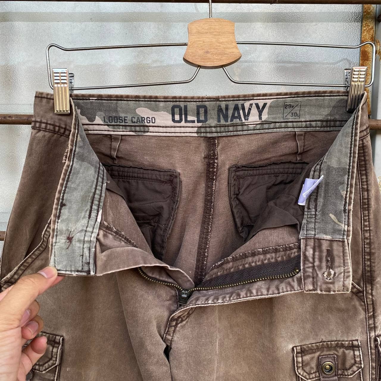 Vintage VINTAGE OLD NAVY LOOSE CARGO UTILITY PANT W29 Size US 29 - 8 Thumbnail