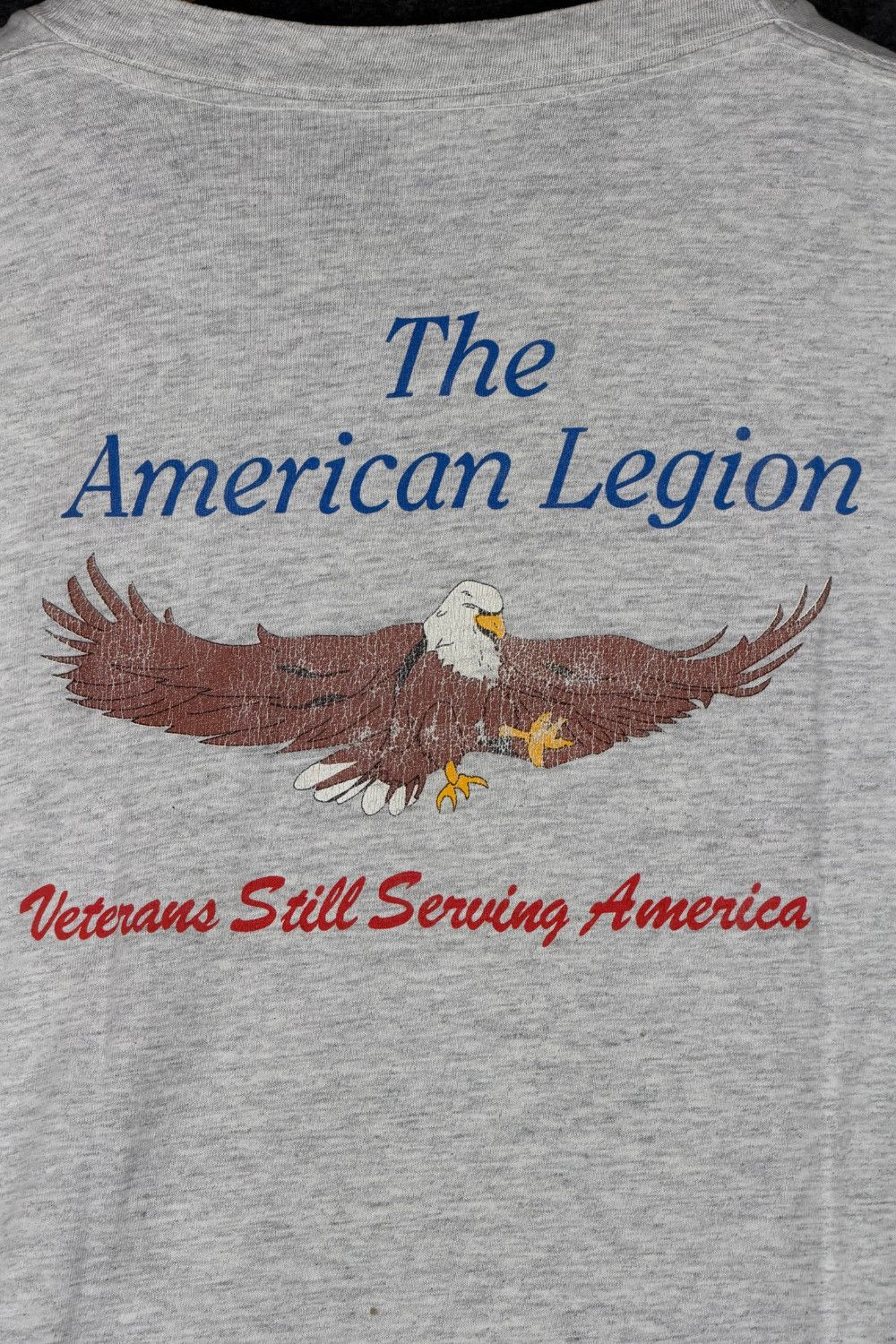 Vintage Vintage 90s American Legion Eagle Graphic Pocket Tee USA Size US M / EU 48-50 / 2 - 10 Thumbnail
