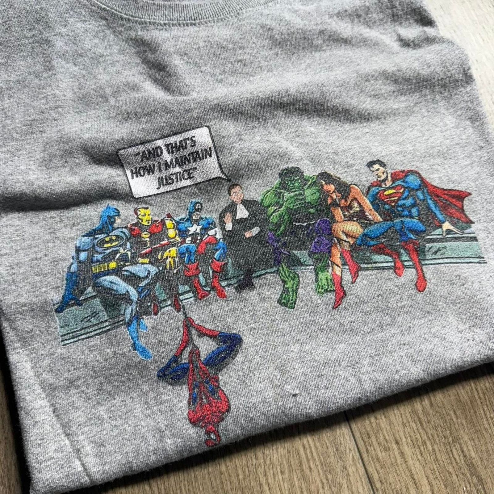 Vintage Vintage marvel dc justice league Size US M / EU 48-50 / 2 - 1 Thumbnail