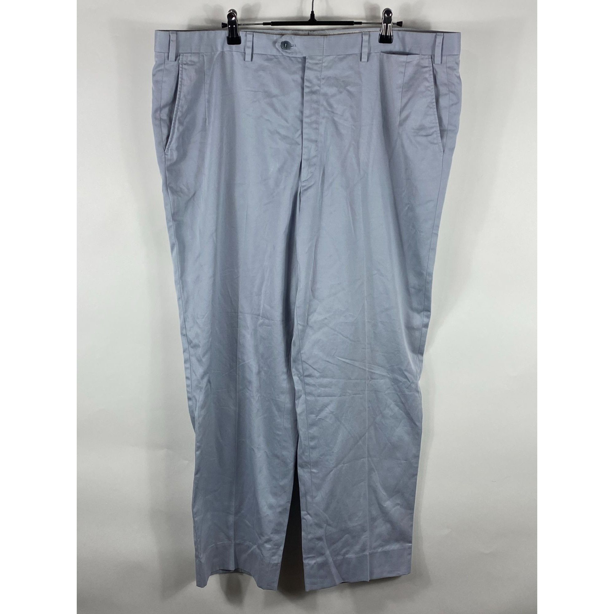 Brioni Brioni Flat Front Relaxed Fit Dress Pants Gray 40x28 Men's F Size US 40 / EU 56 - 1 Thumbnail