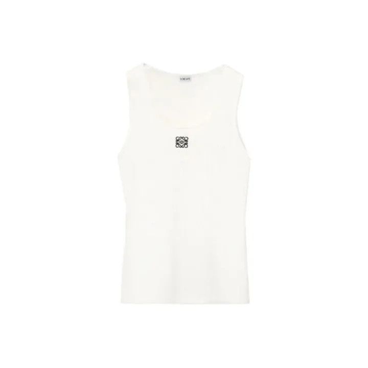 Loewe Loewe SS23 Embroidered Logo Sleeveless Top Size US L / EU 52-54 / 3 - 1 Thumbnail