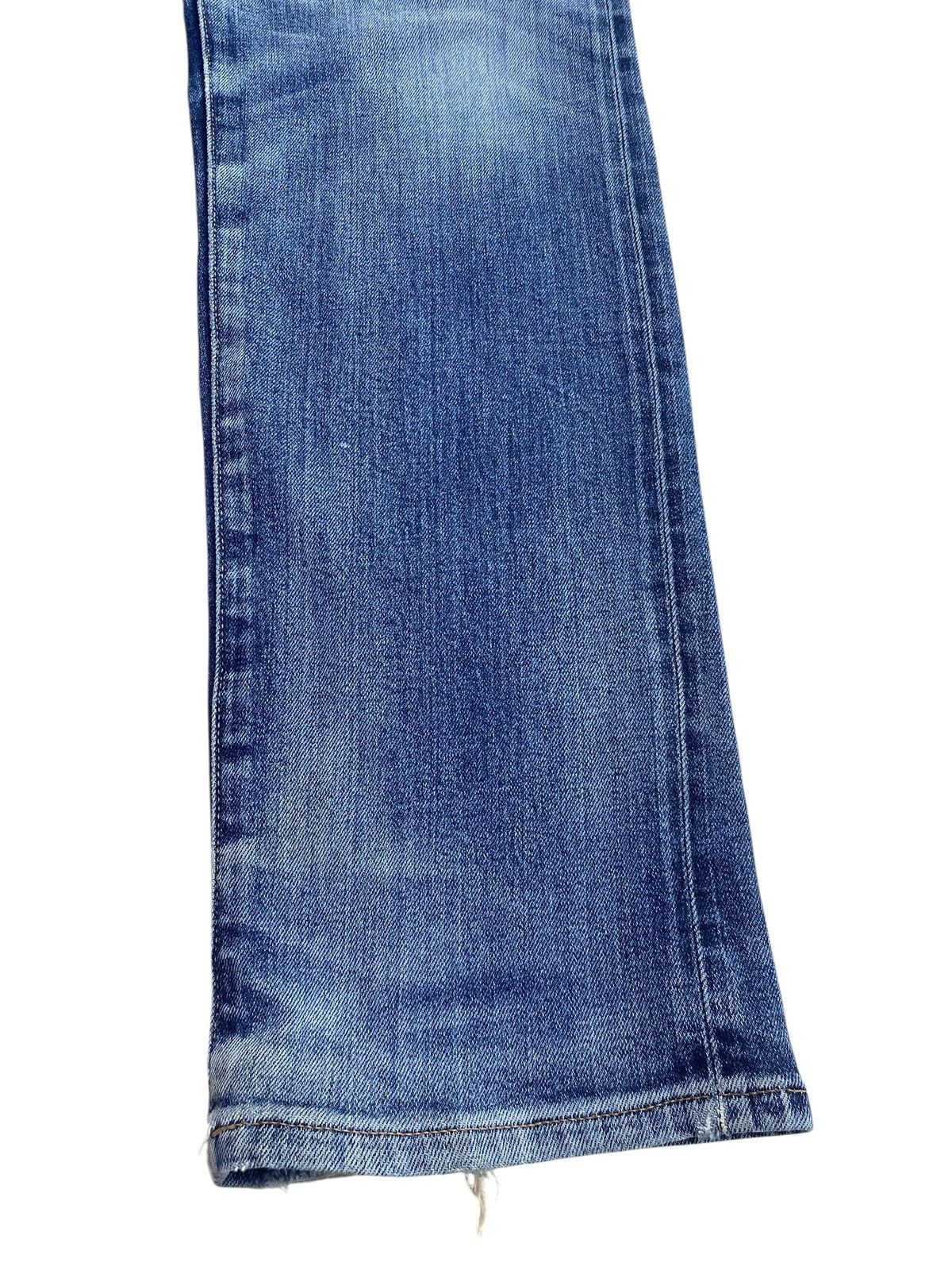 Uniqlo Uniqlo X Selvage Faded Blue Wash Style Ripped Jean Size US 32 / EU 48 - 5 Thumbnail