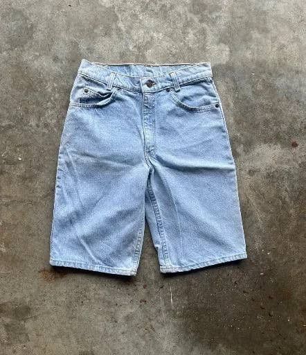 Japanese Brand × Vintage retro embroidered denim shorts Size US 34 / EU 50 - 3 Thumbnail