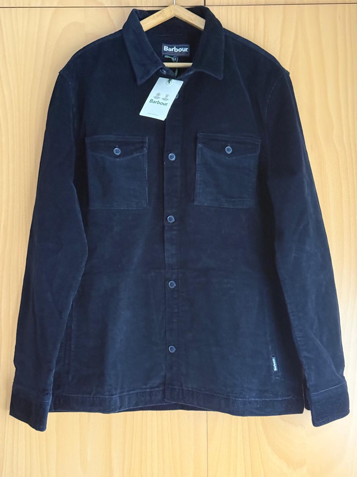 Barbour NWT Barbour Navy Corduroy Utility Overshirt - Size L Size US L / EU 52-54 / 3 - 3 Thumbnail