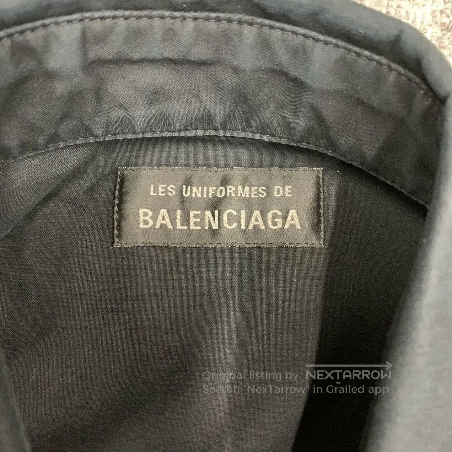 Balenciaga balenciaga black distressed button. Size US M / EU 48-50 / 2 - 4 Thumbnail