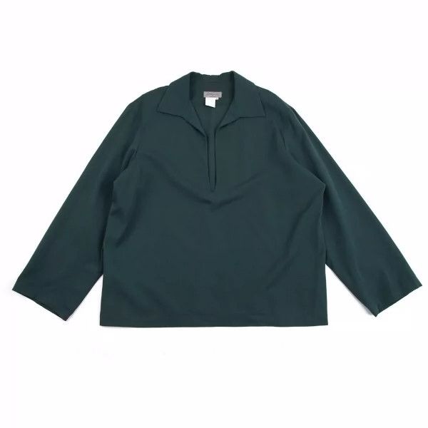 Yohji Yamamoto Yohji Yamamoto 1980s silhouette V-neck wool shirt Size US M / EU 48-50 / 2 - 1 Thumbnail