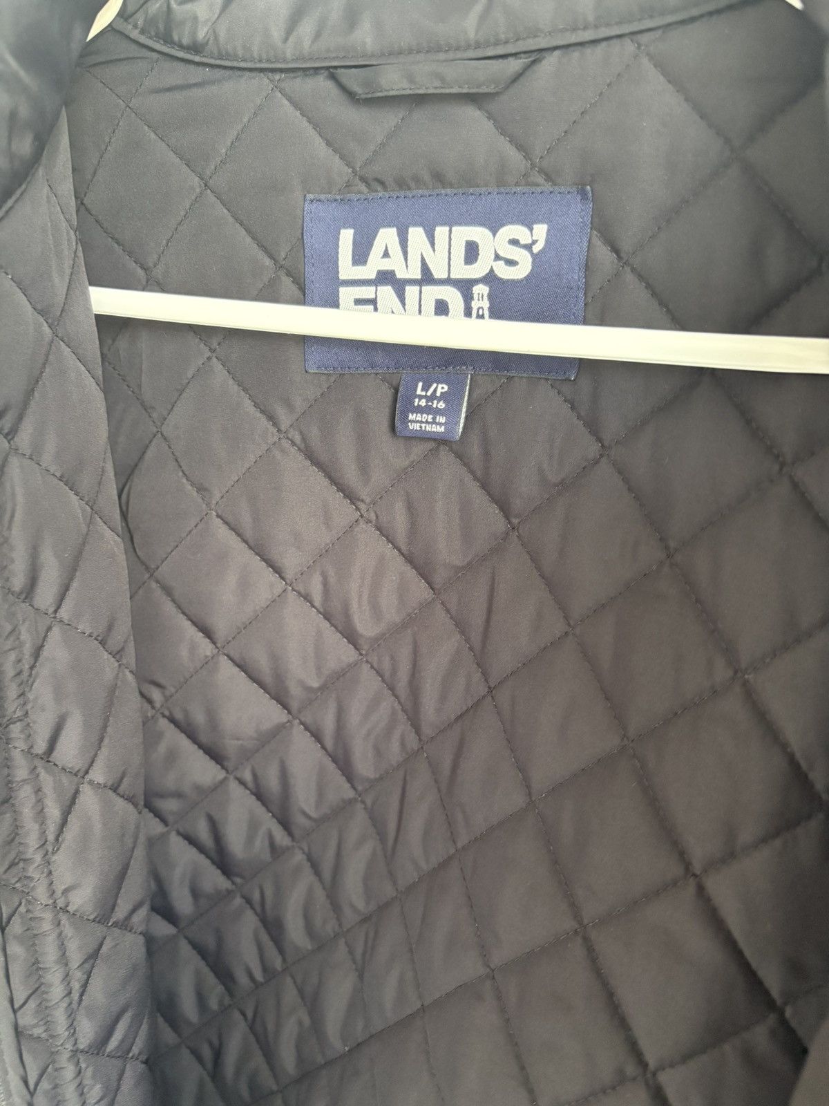 Lands' End Lands' End Reversible Barn Quilted Jacket L/P (14-16) Size L / US 10 / IT 46 - 3 Thumbnail