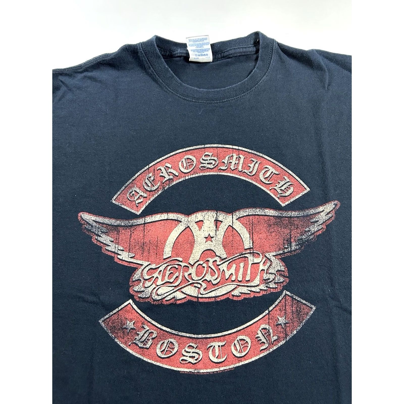 Gildan VINTAGE Aerosmith Boston Band Tee Rock Shirt 2008 2000s Music Large Mens Size US L / EU 52-54 / 3 - 2 Thumbnail