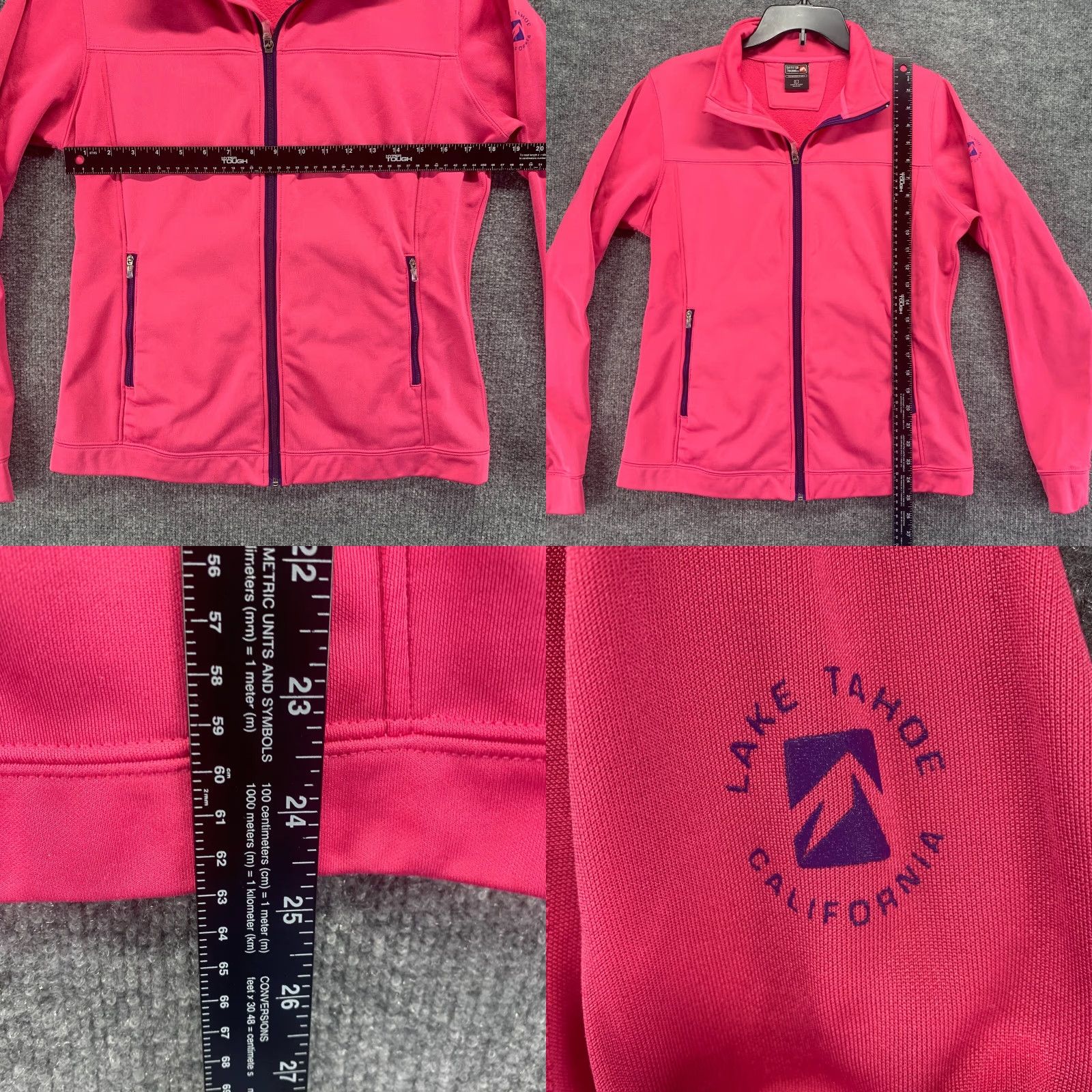 CO Outfitter Trading Co Jacket Womens Large Pink Performance Fleece Full Zip Active Size L / US 10 / IT 46 - 8 Thumbnail