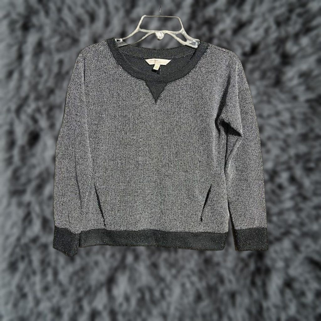 Banana Republic Banana Republic Sweater XS Gray Crew Neck Pullover Knit Tight-Knit Solid Women Size XS / US 0-2 / IT 36-38 - 1 Thumbnail