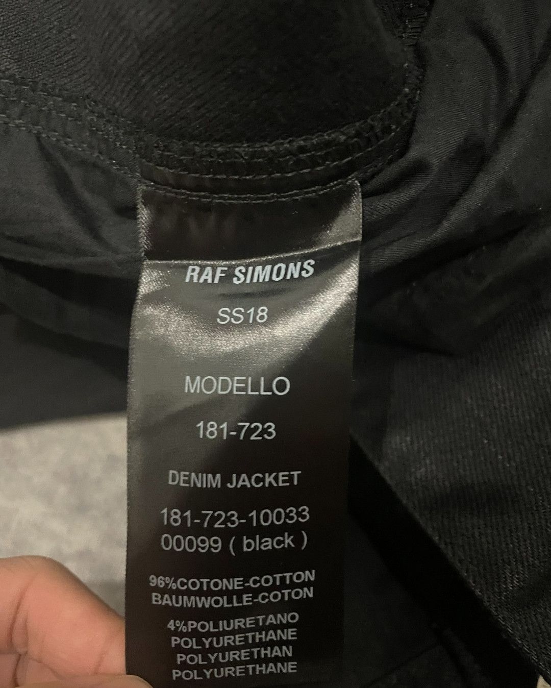 Raf Simons Raf Simons 18ss Joy division meta pulse denim jacket Size US M / EU 48-50 / 2 - 6 Thumbnail