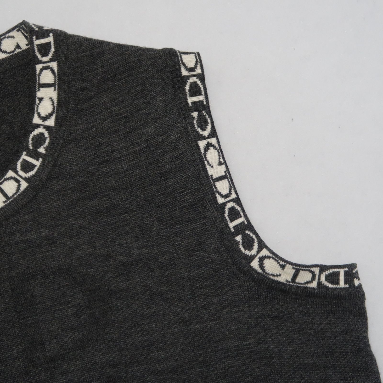 Christian Dior Monsieur 90s Christian Dior Sports Monogram Fuzzy Knit Vest Size US S / EU 44-46 / 1 - 6 Thumbnail