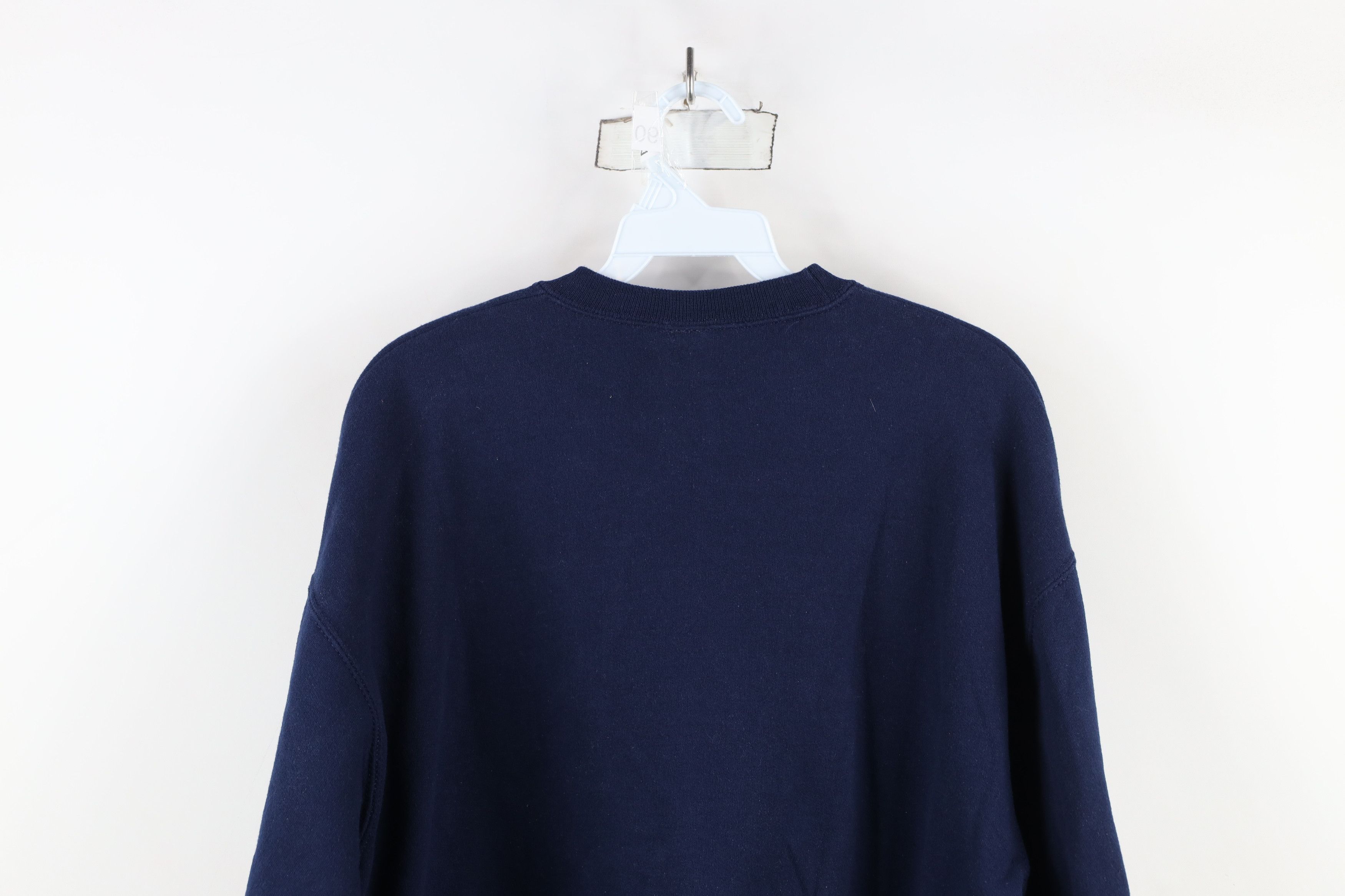 Vintage Vintage 90s Streetwear Cropped USA Flag Sweatshirt Blue Size M / US 6-8 / IT 42-44 - 13 Thumbnail