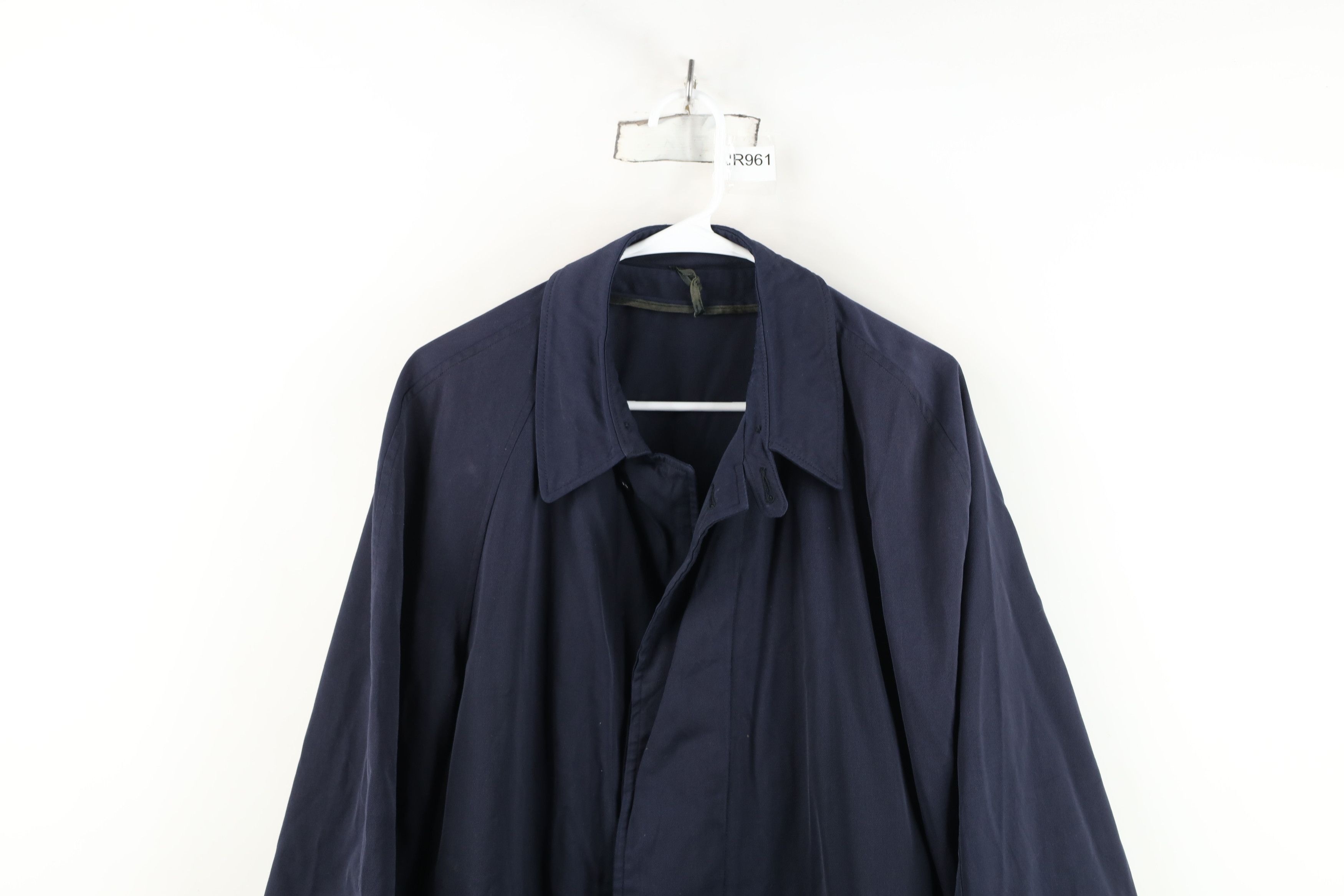 Vintage Vintage 60s Blauer Police Uniform Trench Coat Rain Jacket Size US XL / EU 56 / 4 - 2 Thumbnail