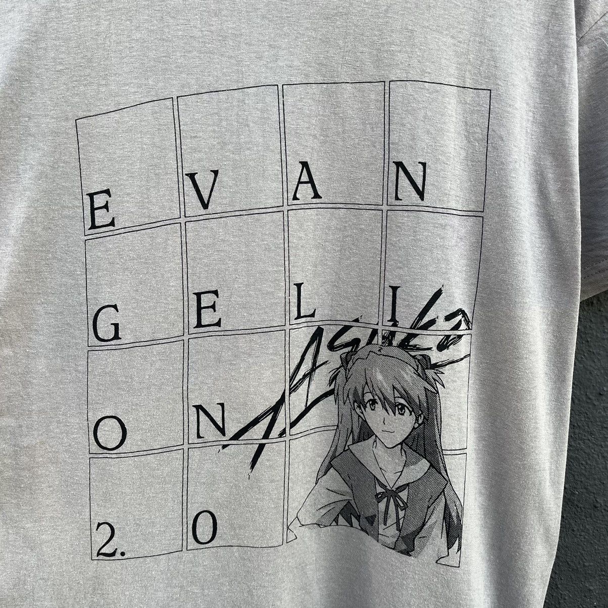 Anime Thrashed Faded Evangelion X Newtype Anima Tee Size US M / EU 48-50 / 2 - 2 Thumbnail