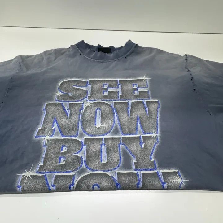 Balenciaga Balenciaga Balenciaga Letter Print Short Sleeve TShirt -25 Size US XS / EU 42 / 0 - 5 Thumbnail