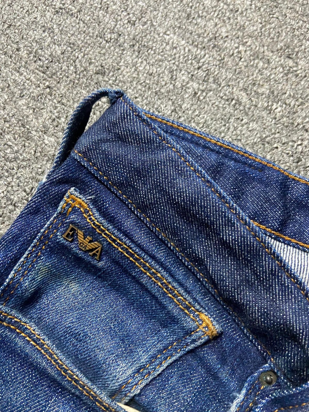 Emporio Armani Emporio Armani Regular Cut Jeans (154) Size US 34 / EU 50 - 9 Thumbnail