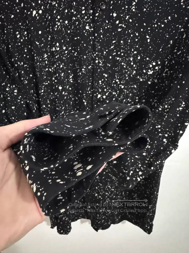 Saint Laurent Paris Saint Laurent Paris size 39 Irregular silk starry splatter Size US L / EU 52-54 / 3 - 4 Thumbnail