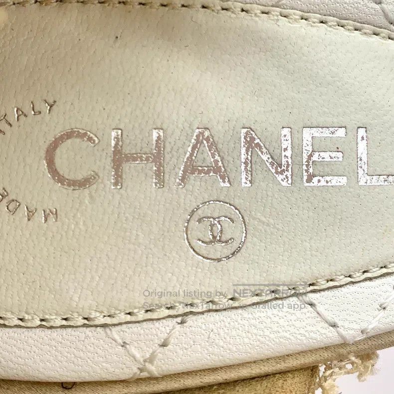 Chanel Chanel Light brown pointed bow one-character buckle thin h Size US 7.5 / IT 37.5 - 7 Thumbnail