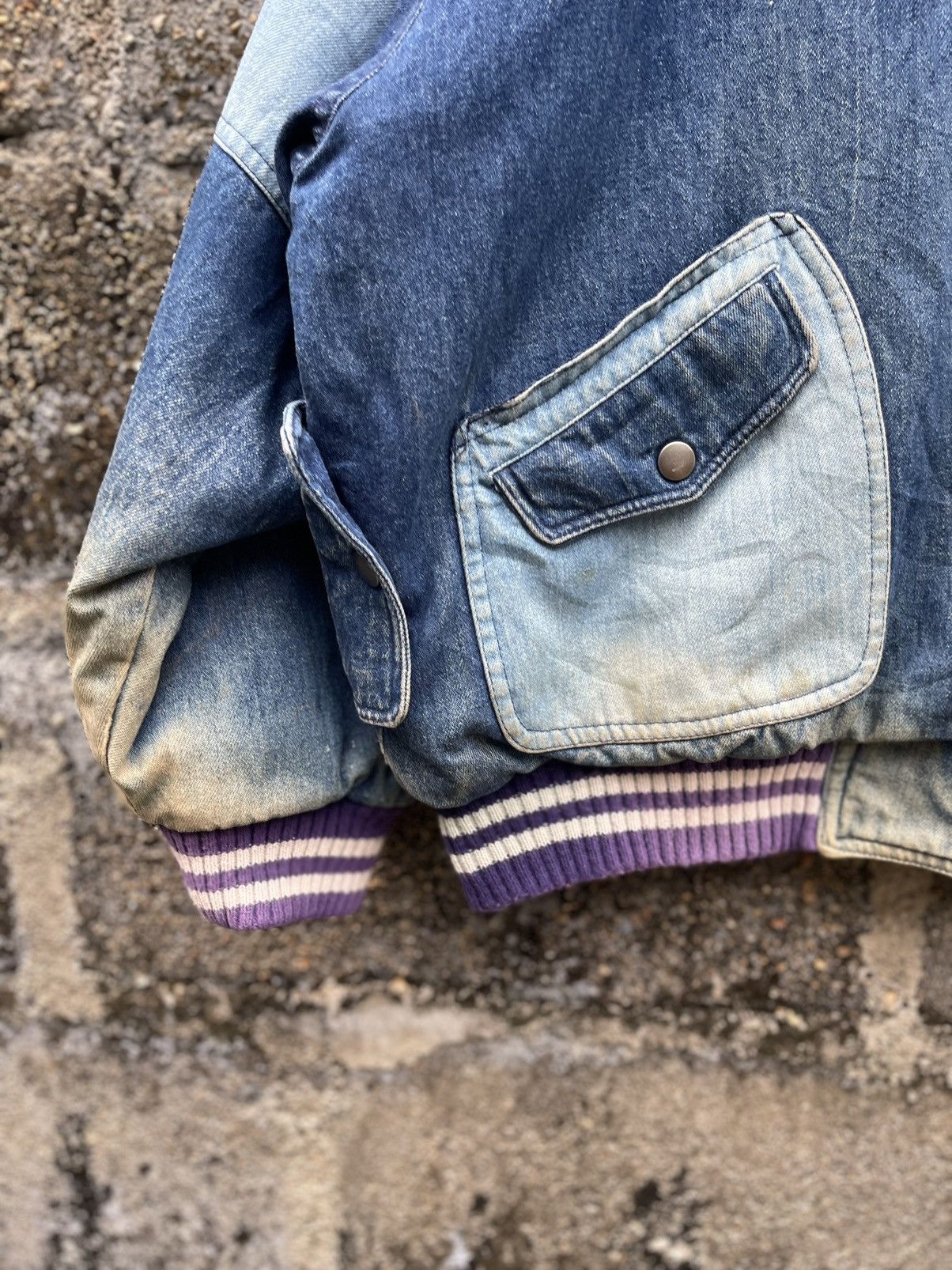 Vintage Vintage 80’s Belle Speranza Denim Jacket Bomber Size US L / EU 52-54 / 3 - 5 Thumbnail