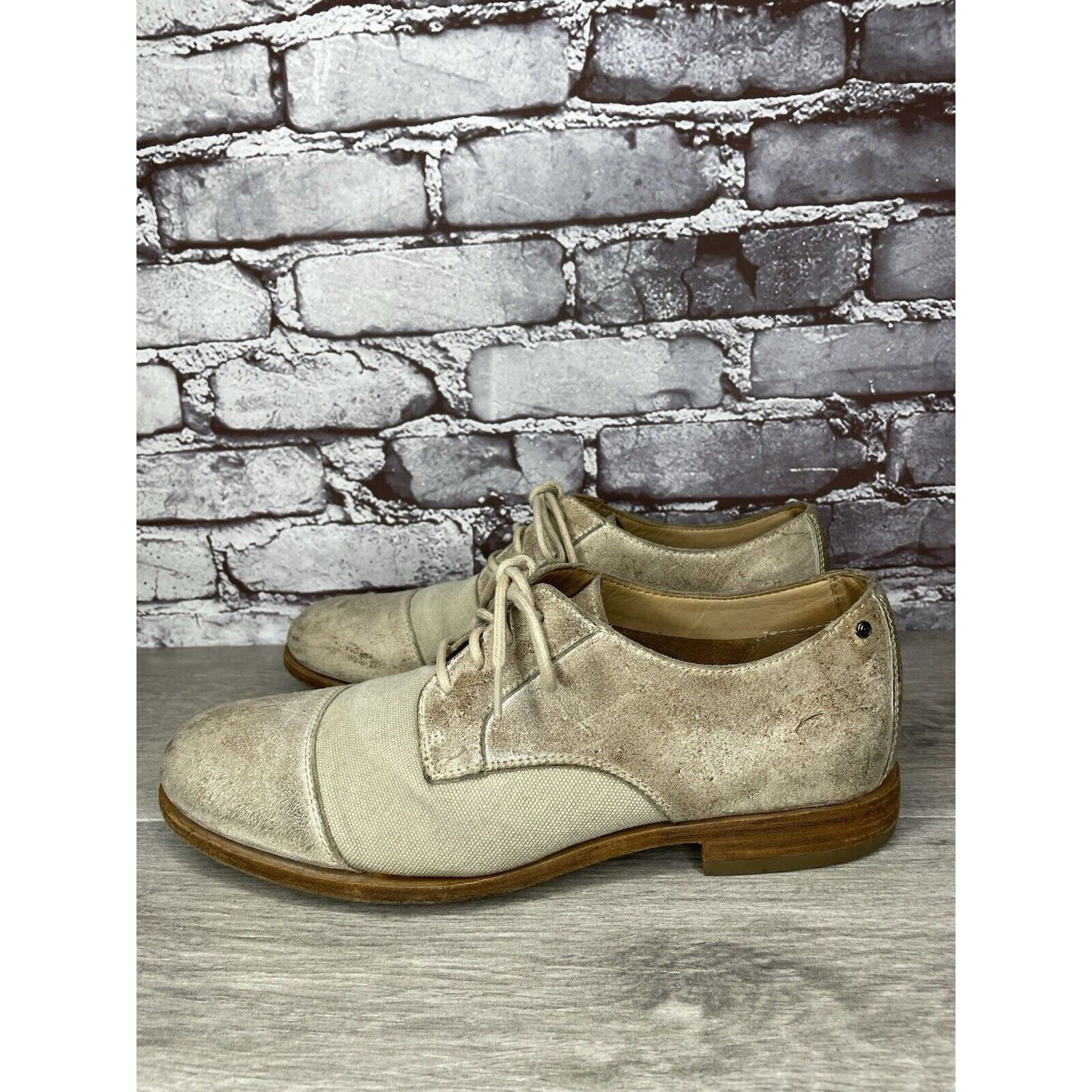 Rockport Rockport Adiprene Light Taupe Leather Cap Toe Oxfords Lace S Size US 8.5 / EU 41-42 - 18 Thumbnail