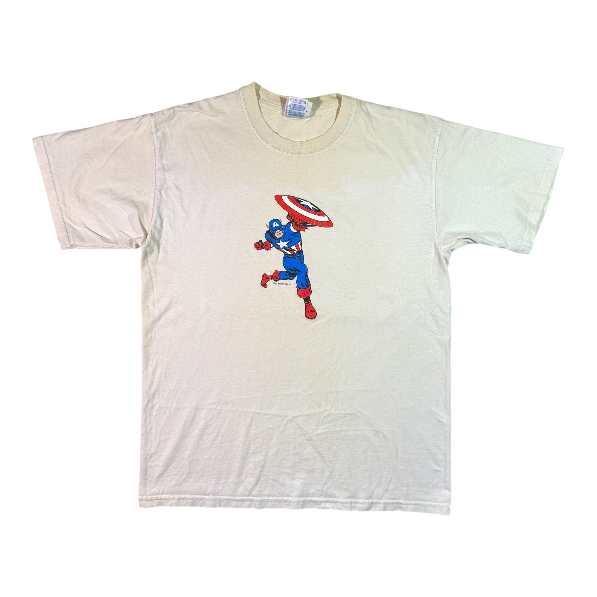 Marvel Comics Vintage 2002 Captain America Marvel T-shirt Size US L / EU 52-54 / 3 - 1 Thumbnail
