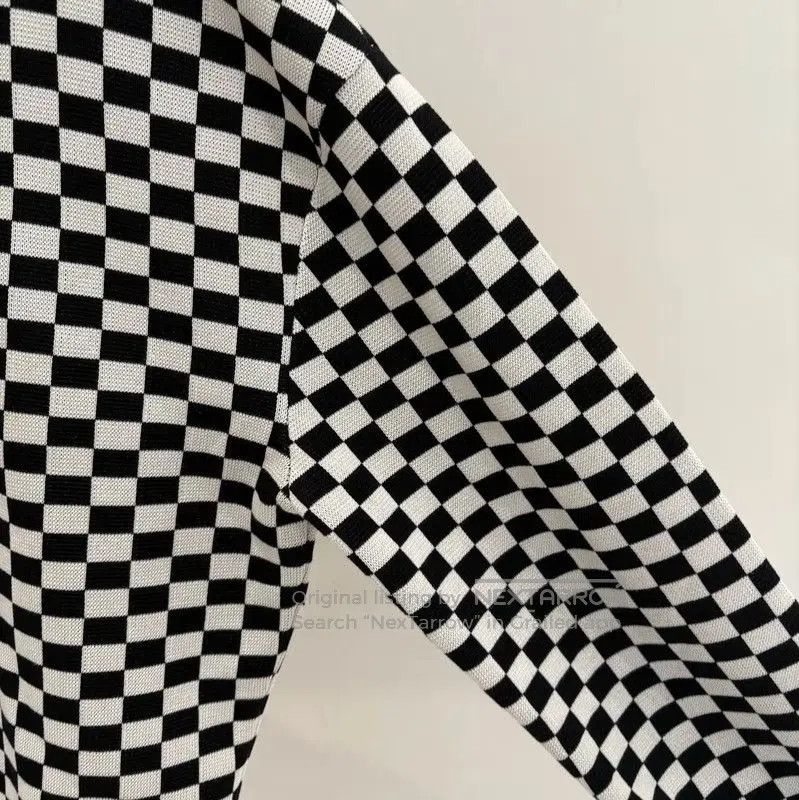 Dior Dior Black Checkered Silk Jacket for Women . Size M / US 6-8 / IT 42-44 - 4 Thumbnail